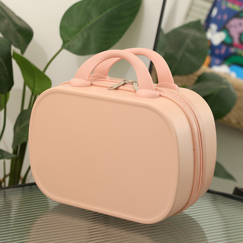 Macaron Portable Case Small Suitcase 14 inch Fashion Cosmetic Case Small Lightweight Travel Case Accompanying Gift Box Macaron Portable Case Small Suitcase 14 inch Fashion Cosmetic Case Small Lightweight Travel Case Accompanying Gift Box
