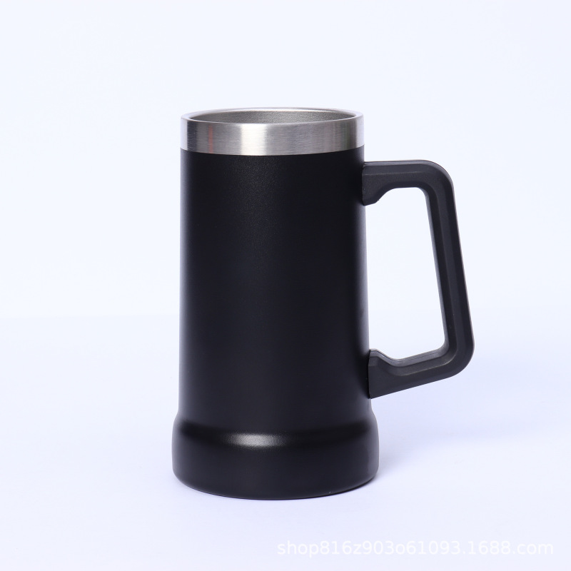 双层真空保温杯家用便携 304材质大容量马克杯办公桌水杯杯跨境|undefined