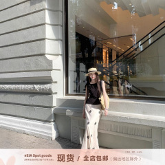 EIA一尧【查尔周末半裙】气质高级买手风刺绣半裙女夏显瘦鱼尾裙