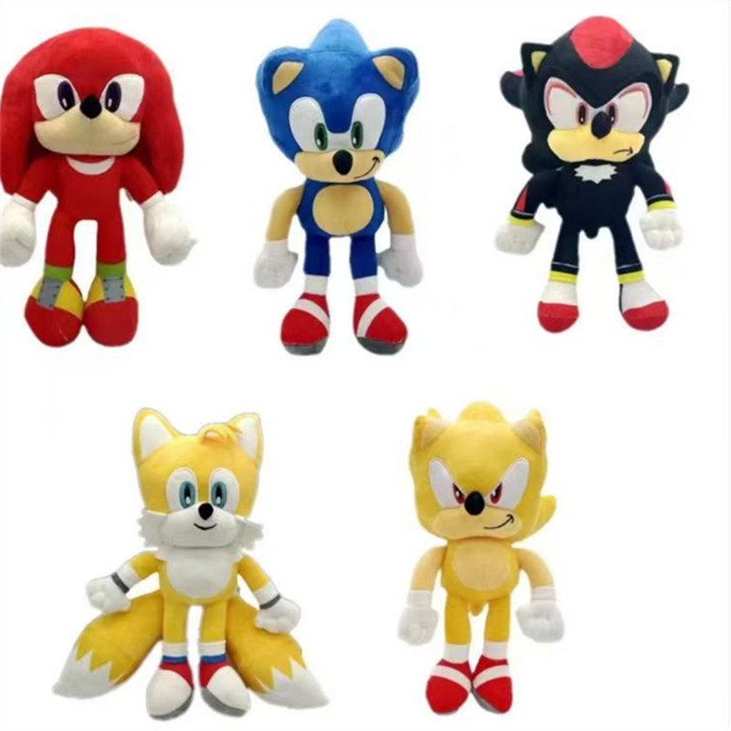 Cross-Border New Product Sonic Hedgehog Plush Toy Sonic Sonic Mouse Doll Tails Creative Hedgehog Doll