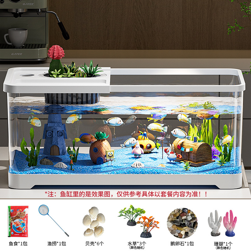 白色带盖【基础六件套】4K高清/久用不糊 / 30x18.8x18.5cm 【小号款】