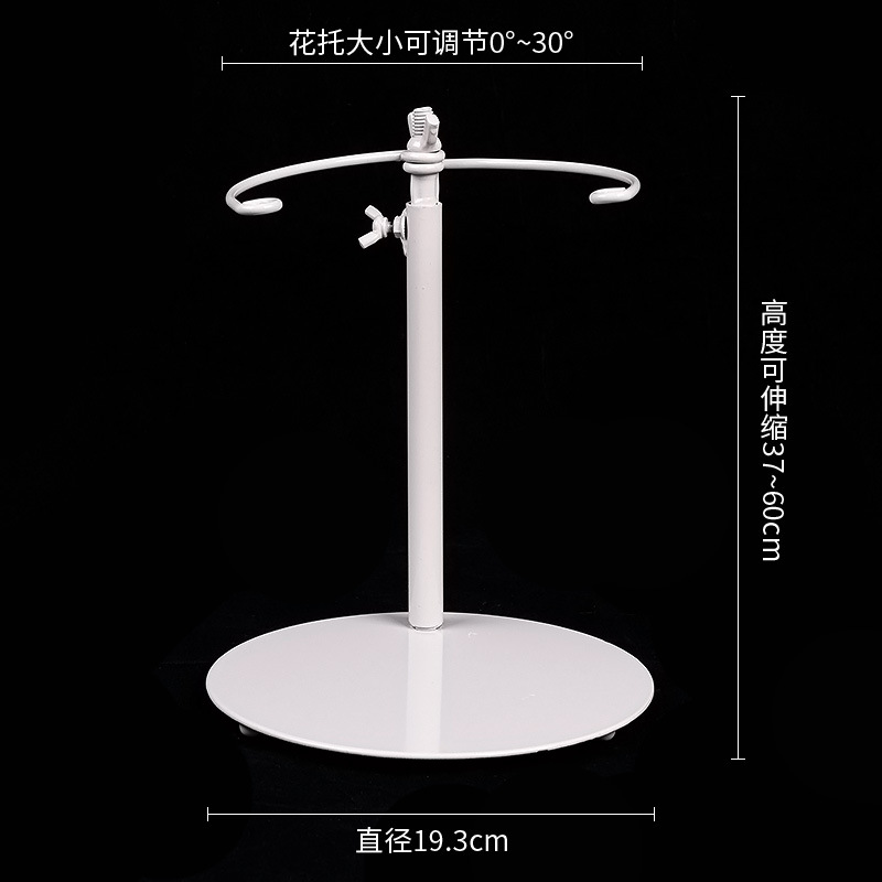 Estabilizador de flores de pie estable soporte de ramo estante de soporte de flores mesa de hierro estante de flores tienda de material