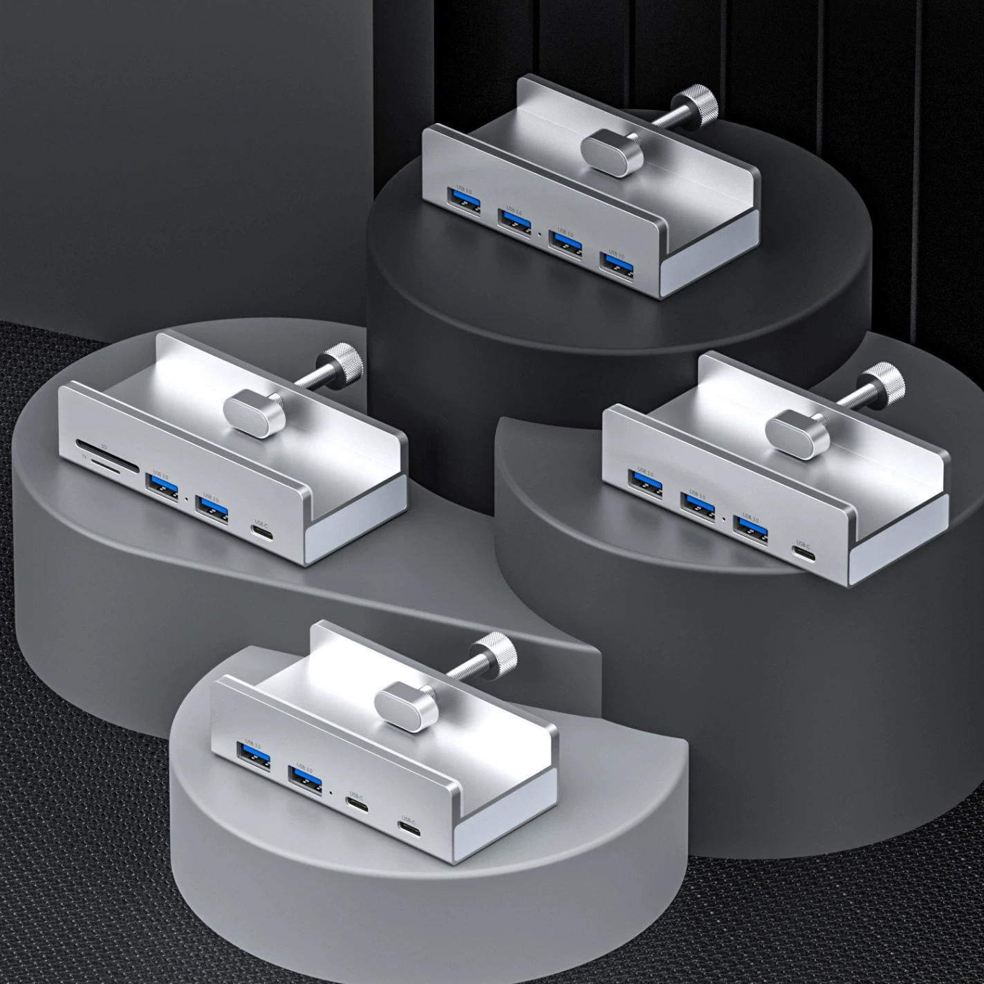 Съёмный сплиттер 1 в 5, расширительный USB3.0 HUB для компьютера