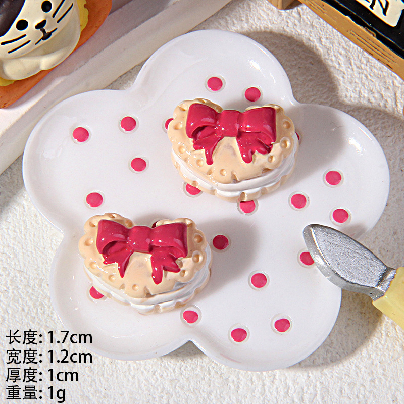 Japonés y coreano crema teléfono móvil Shell material simulación resina postre DIY niños lindos accesorios para el cabello accesorios para el tocado