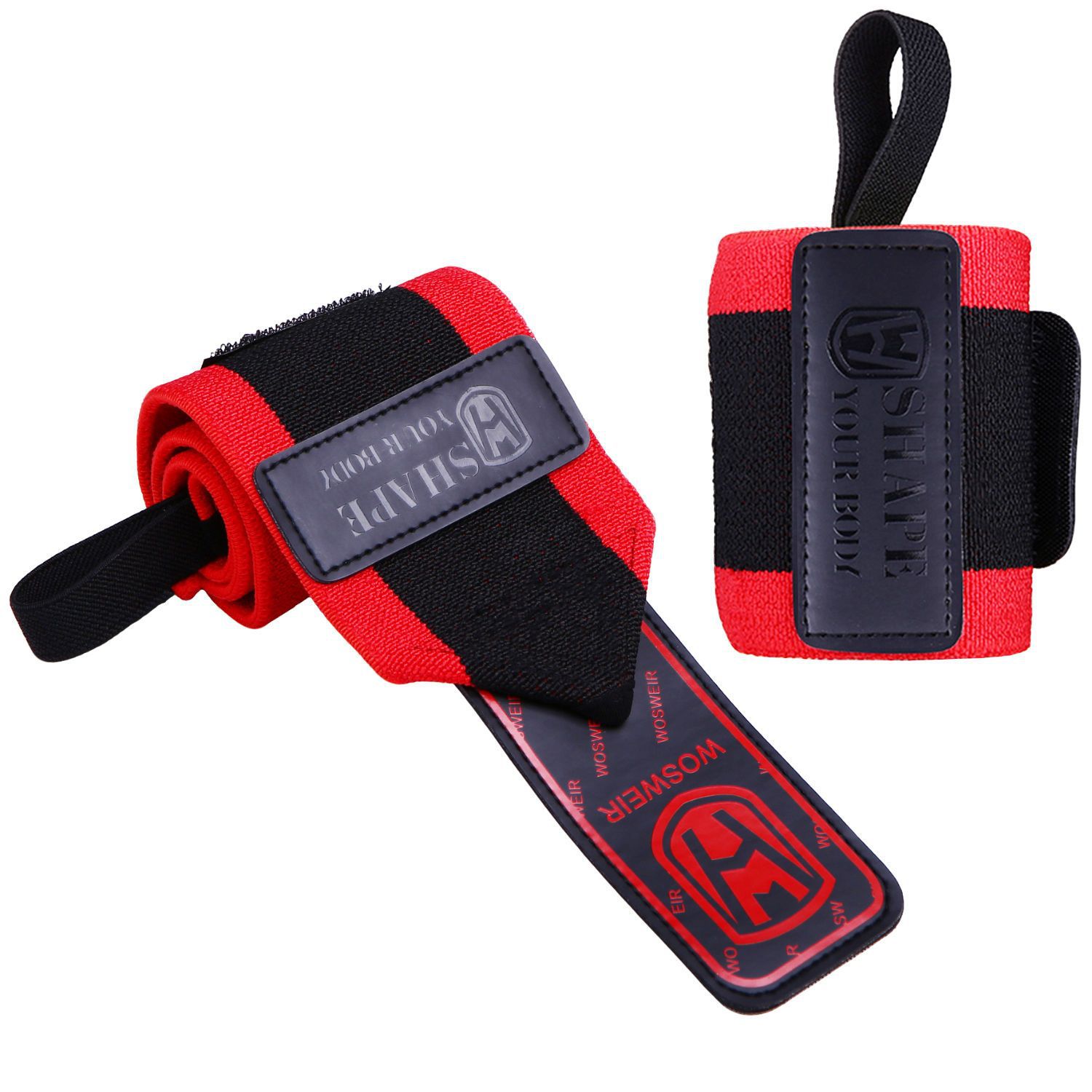 Brazalete profesional, fitness, vendaje enrollado, anti-esguince, entrenamiento de fuerza para hombres y mujeres, levantamiento de pesas, tira de peso ajustable, muñeca