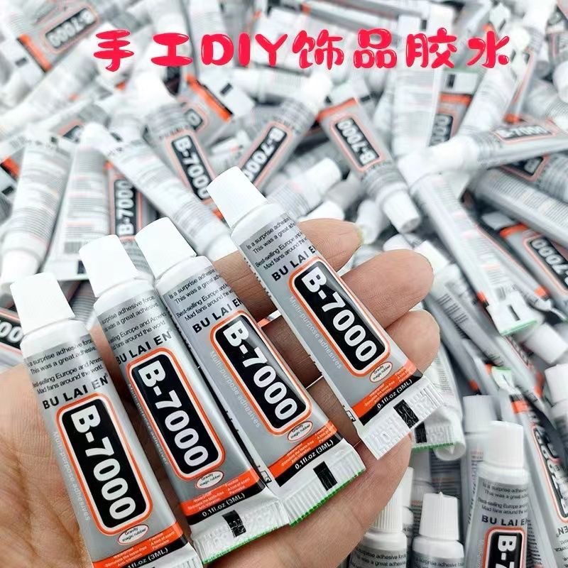 Suministro directo de fábrica B7000 pegamento hecho a mano 3ml DIY material hecho a mano pegamento accesorios de la cáscara del teléfono móvil al por mayor