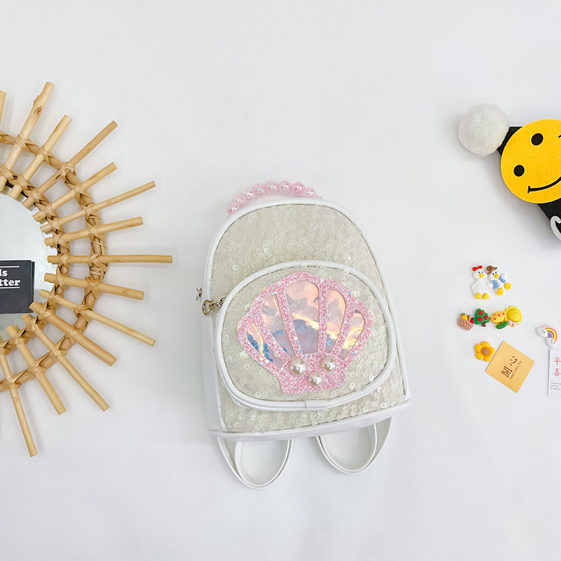 Princesa coreana niños bolsa de moda Linda niña lentejuelas mochila para 1-3 años bebé fuera pequeña mochila de moda