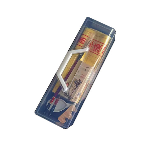 Calligraphy Handbag Box Ink Brush Set for Beginners Ink, Paper, Inkstone, Water Brush Cloth for Elementary School Students to Practice Calligraphy