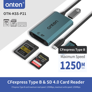 Onten/�W�v CFexpress Typec-A�x����USB3.2����10Gbps CFE/SD4.0