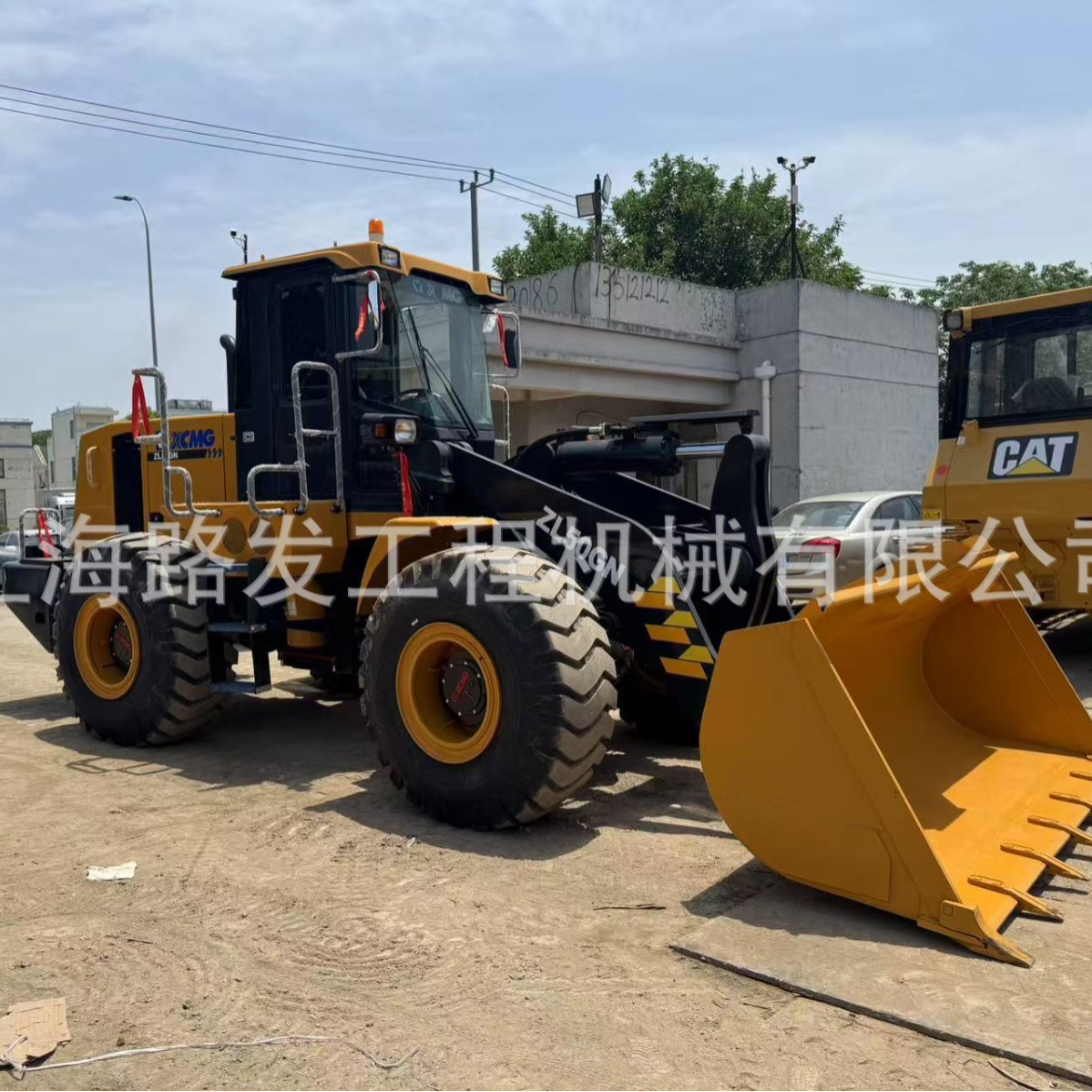 XCMG cargadora de segunda mano 50 cargadora de exportación de comercio exterior perenne bulldozer maquinaria de construcción de ruedas