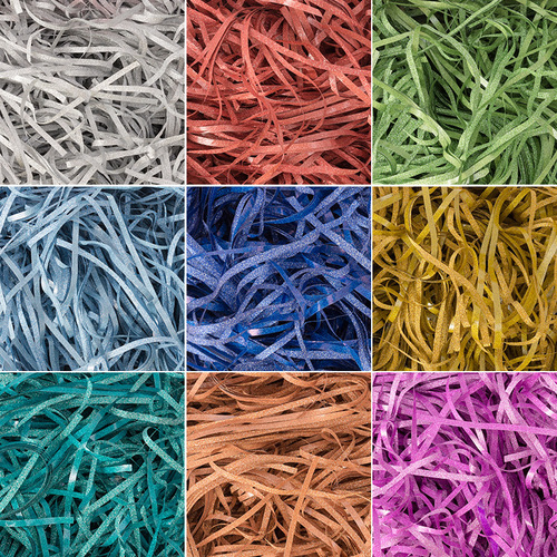 Manufacturer wholesale multiple grams of shredded glitter, shredded paper, wedding souvenirs, decorative gift box filling, raffia