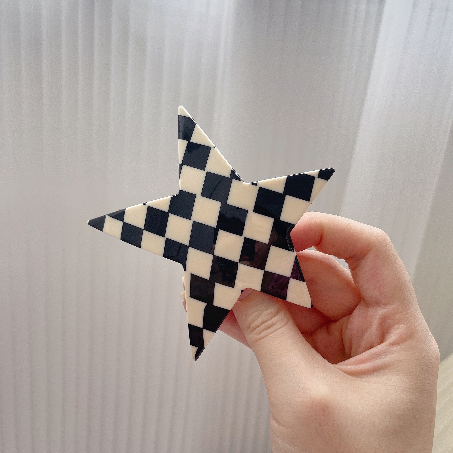 Acetic acid sheets Material Star Pattern Fashion Star Acetic Acid Sheets Hair Clip