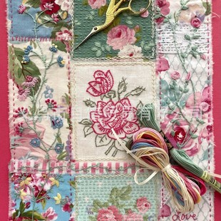 Forget Me Not Slow Stitch & Embroidery Kit Forget Me Not Slow Stitch & Embroidery Kit