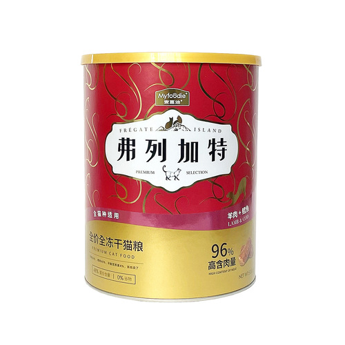 Freagat Junior Cat Food General Freeze-dried Main Meal 500g Cat Strip Main Meal Can Weight Gain and Promote Fur Growth Lean Meat