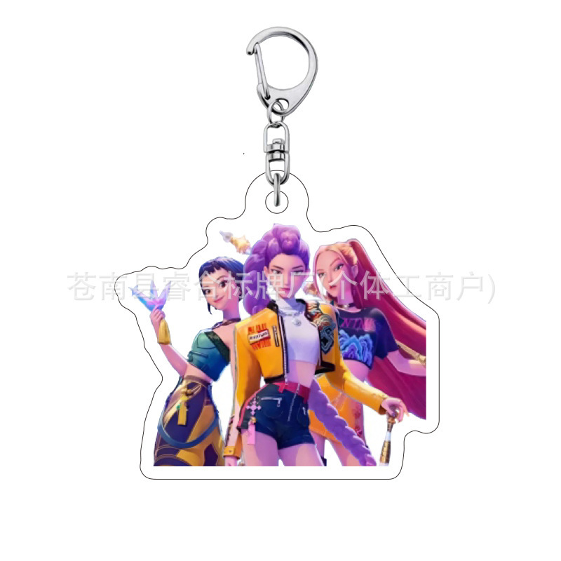 Kpop 魔女狩りグループ周辺アクリルキーホルダーペンダント学生スクールバッグ高見えかわいい装飾的な小さなギフト|undefined