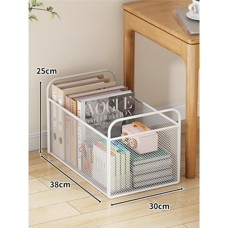 Caja de almacenamiento de libros Cesta de almacenamiento de libros extracurriculares móviles debajo del escritorio Caja de almacenamiento de libros