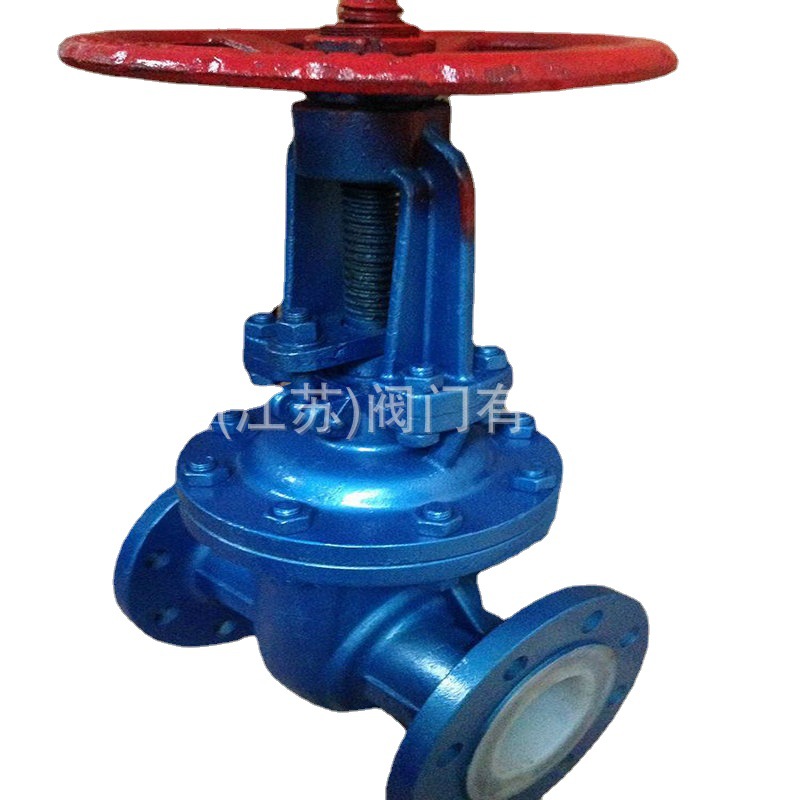 Z41F46-10C手动衬氟闸阀_法兰衬氟闸阀_衬氟闸阀双法兰耐酸