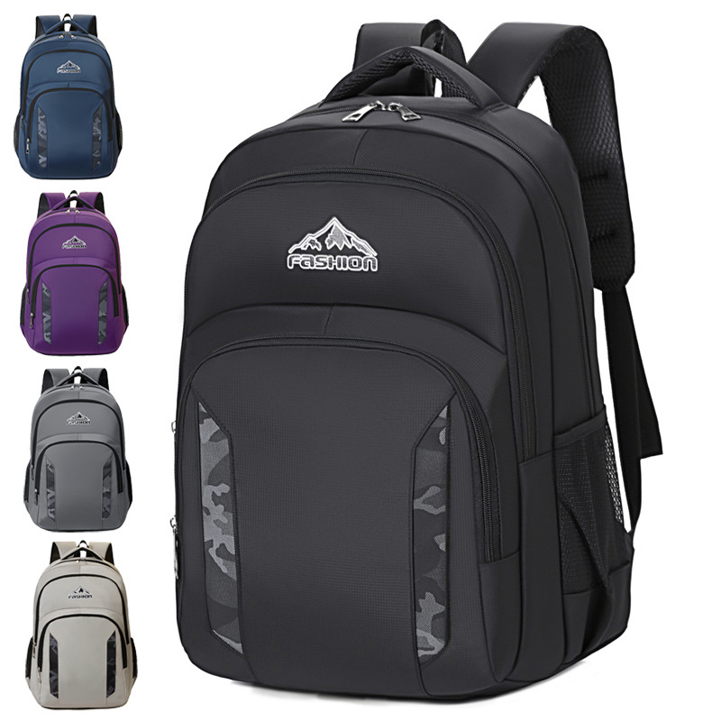 Business men's backpack, travel and leisure backpack for middle and high school students, business commuting large-capacity waterproof men's backpack