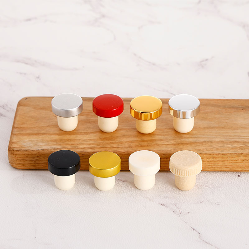 Wholesale Polymer Bottle Stoppers for Red Wine, Fruit Wine, Aromatherapy Wine Bottles, T-Shaped Cork Stoppers, Polymer Lids, Wine Bottle Corks