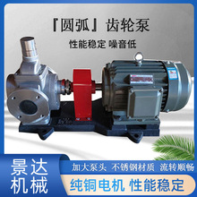 不锈钢齿轮油泵 YCB圆弧油泵 低噪音润滑油柴油泵 船用增压齿轮泵