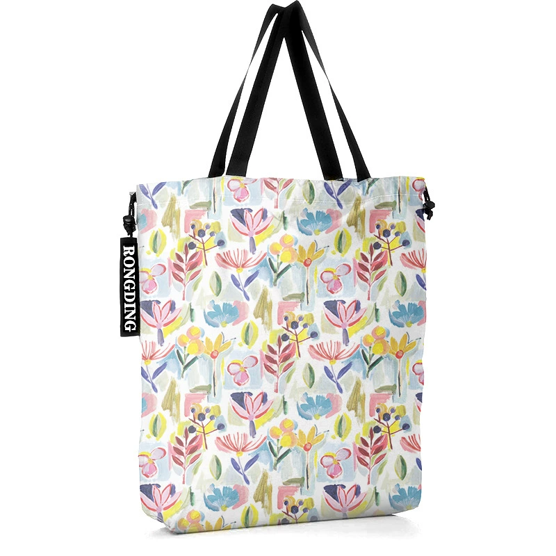 Хозяйственная сумка большой емкости Складная портативная сумка большой емкости сумка на шнурке супермаркета сумка для печати логотипа