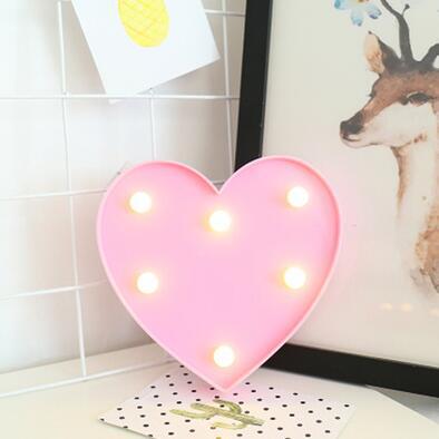 Fabricantes de suministro LED carta luz de modelado luz de neón Qixi tronco romántica propuesta ins color decoración de la luz