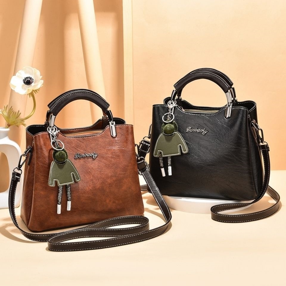 2021 Summer New Handbag Women's Shoulder Bag European And American Retro Versatile Crossbody Bag Trendy Fashion Bag - Thumbnail 3