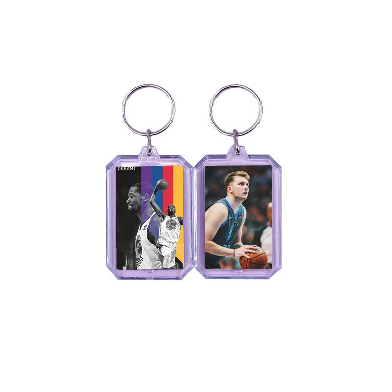NBA звезда ученический замок-бижутерия Кобе Джеймс Карри Оуэн Дурент звезда двухсторонний кулон