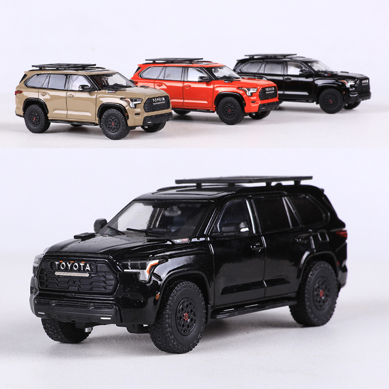 GCD 1:64 TOYOTA SEQUOIA SUV 오프로드 차량 시뮬레이션 합금 자동차 모델 컬렉션