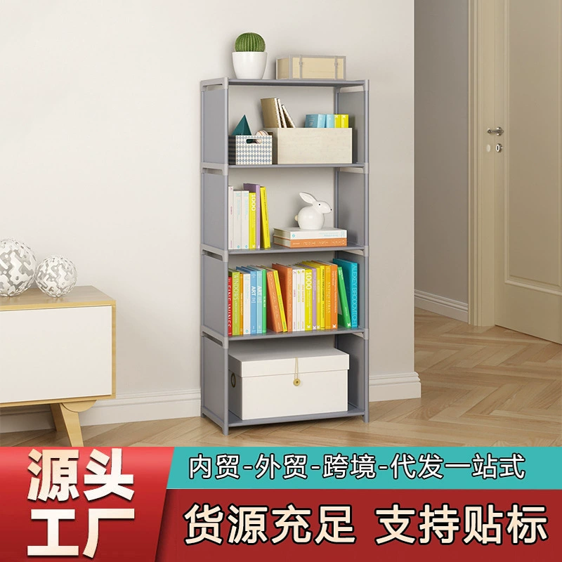 Простая книжная полка стойка для хранения на полке