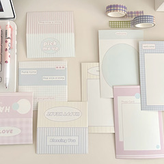 Original Korean Minimalist INS Style Card Case with Hardboard Back Card Protection Pack Gift