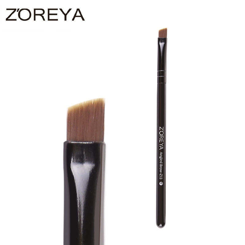 Zhuolya negro polvo suelto cepillo de maquillaje rubor rollo de pestañas sola herramienta de belleza cepillo de Fundación cepillo de sombra de ojos al por mayor