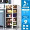 5 layers [low model 32*42*87] bathroom waterproof - with wheels