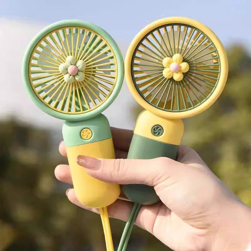 Cute handheld small air fan for students