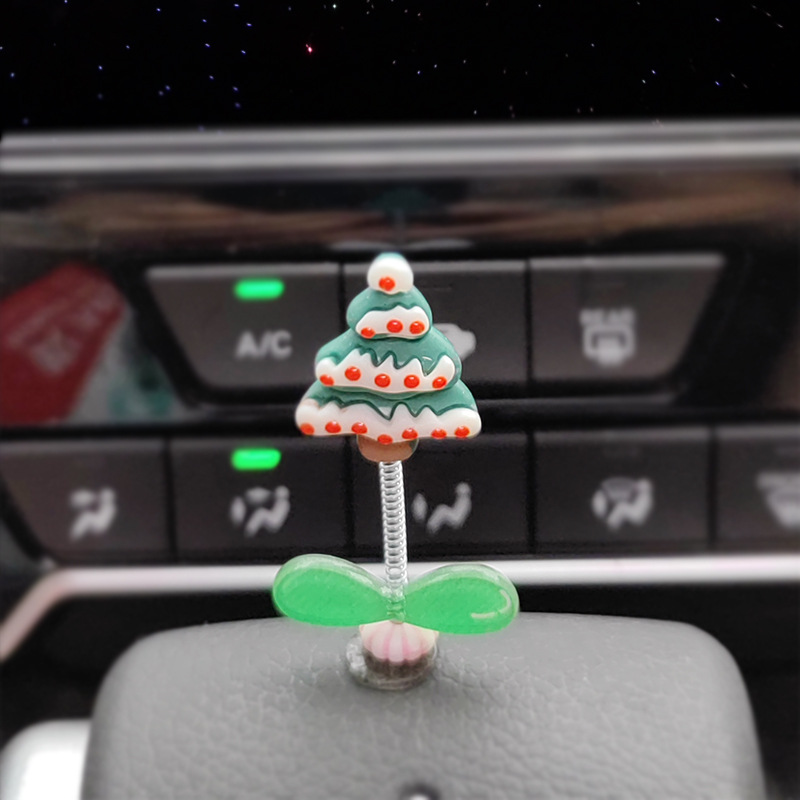 Coche transfronterizo sacudiendo la cabeza Santa Claus decoración Nueva Elk coche consola central salpicadero regalo decoración Decoración