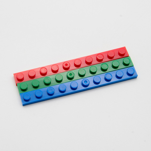 [Minimum order of 50G] Cross-border MOC domestic building blocks compatible with Lego 4477 basic board 1X10 low hole brick accessories