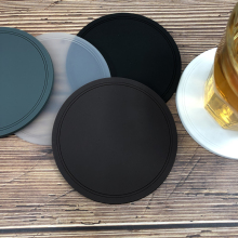 PVC硅膠圓形杯墊隔熱墊茶杯墊子歐式創意簡約餐桌墊加厚防滑盤墊