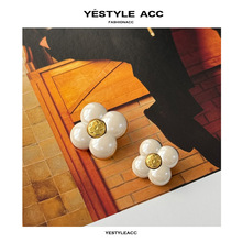 【现货批发】25新品 法式四叶草纽扣小香外套装饰扣DIY针织开衫扣