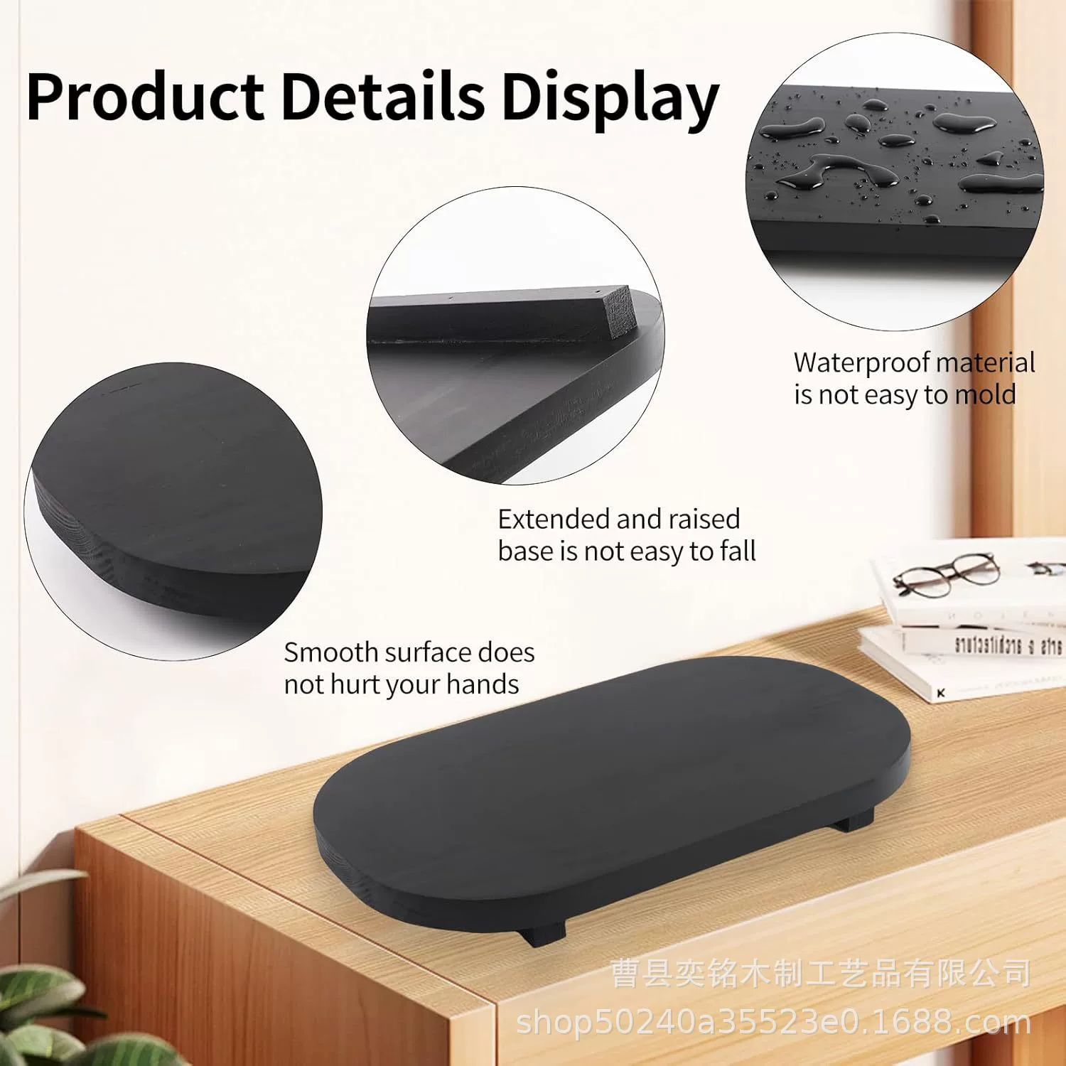 Деревянные поддоны Настольные ароматерапевтические свечи украшения декоративные поддоны массивные деревянные туалетные принадлежности для ванной комнаты