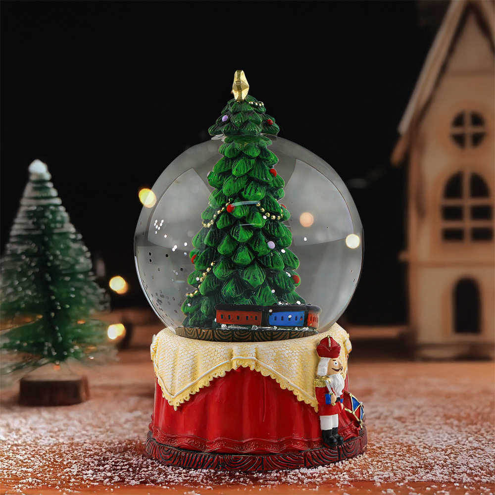  for snowflake Christmas tree crystal ball holiday decorations creative home ornaments resin crafts customization