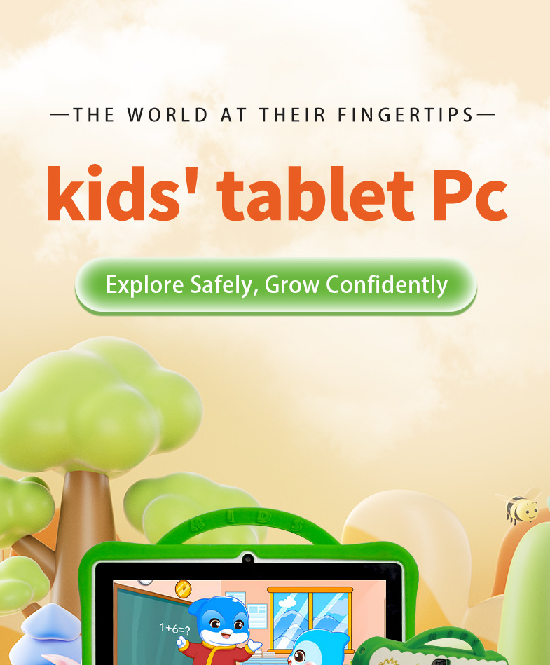 TK Yeni 7 İnç Tablet Dizüstü Toptan Çocuk Öğrenme Makinesi Online Sınıf Çocuk Tablet PC