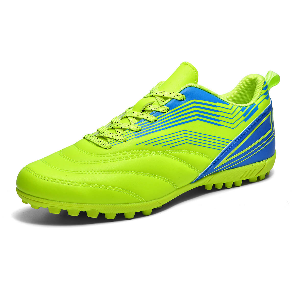 2025 nueva moda transfronteriza zapato de entrenamiento deportivo interior clavos bajos estudiantes fábrica de zapatos de fútbol juvenil