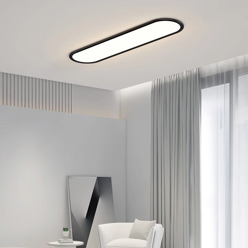 Lámpara de pasillo de espectro completo de Preh, luz de techo de protección ocular de balcón de alta pantalla, luz de pasillo de pasillo de guardarropa de tira larga ultrafina