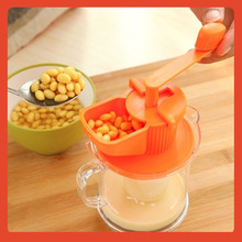 ✅家用手摇水果榨汁机便携式小型手工挤压器手动炸果汁手磨豆浆机