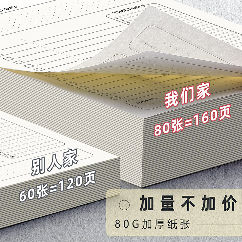 トゥルーカラーの毎日の計画、大学院入学試験、学生の自己規律チェックインノート、仕事と勉強の時間管理ノート|undefined