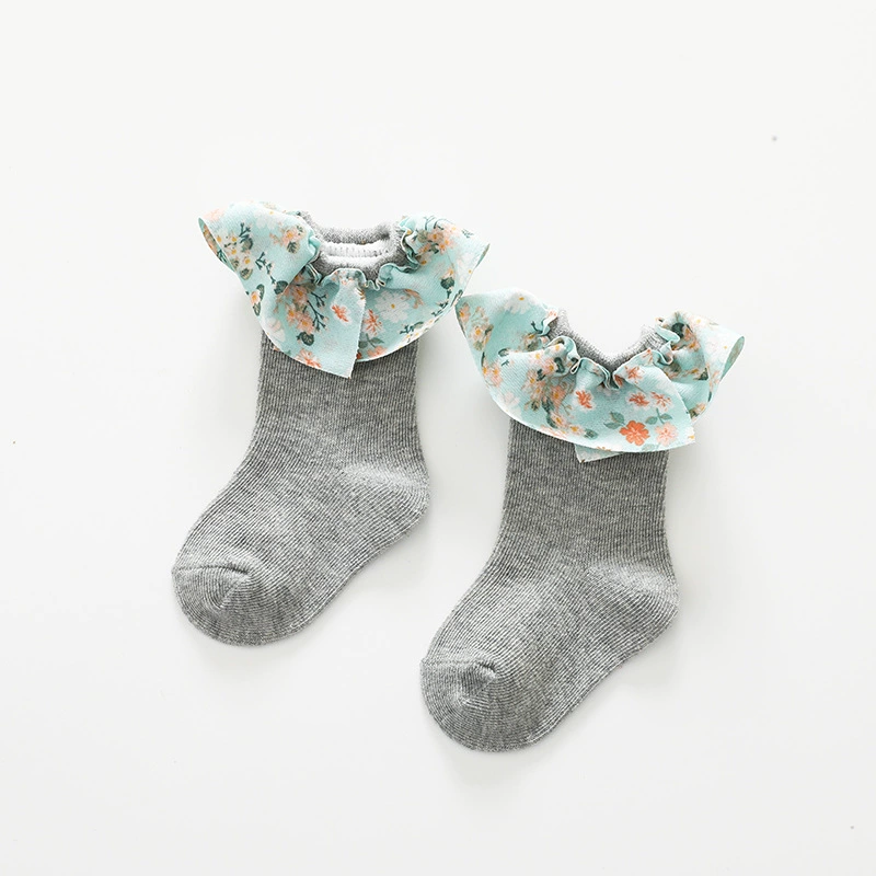 Тонкие летние детские осенние Knee Socks для принцессы, до средней длины
