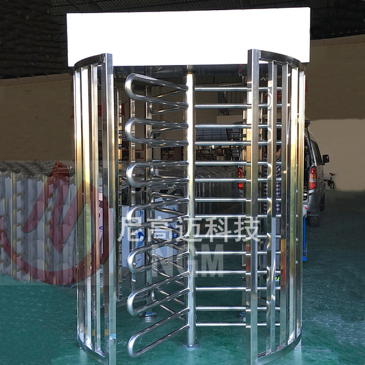 NGM-Q01手动旋转单向门304不锈钢栅栏成品导向旋转闸闸门厂家直销