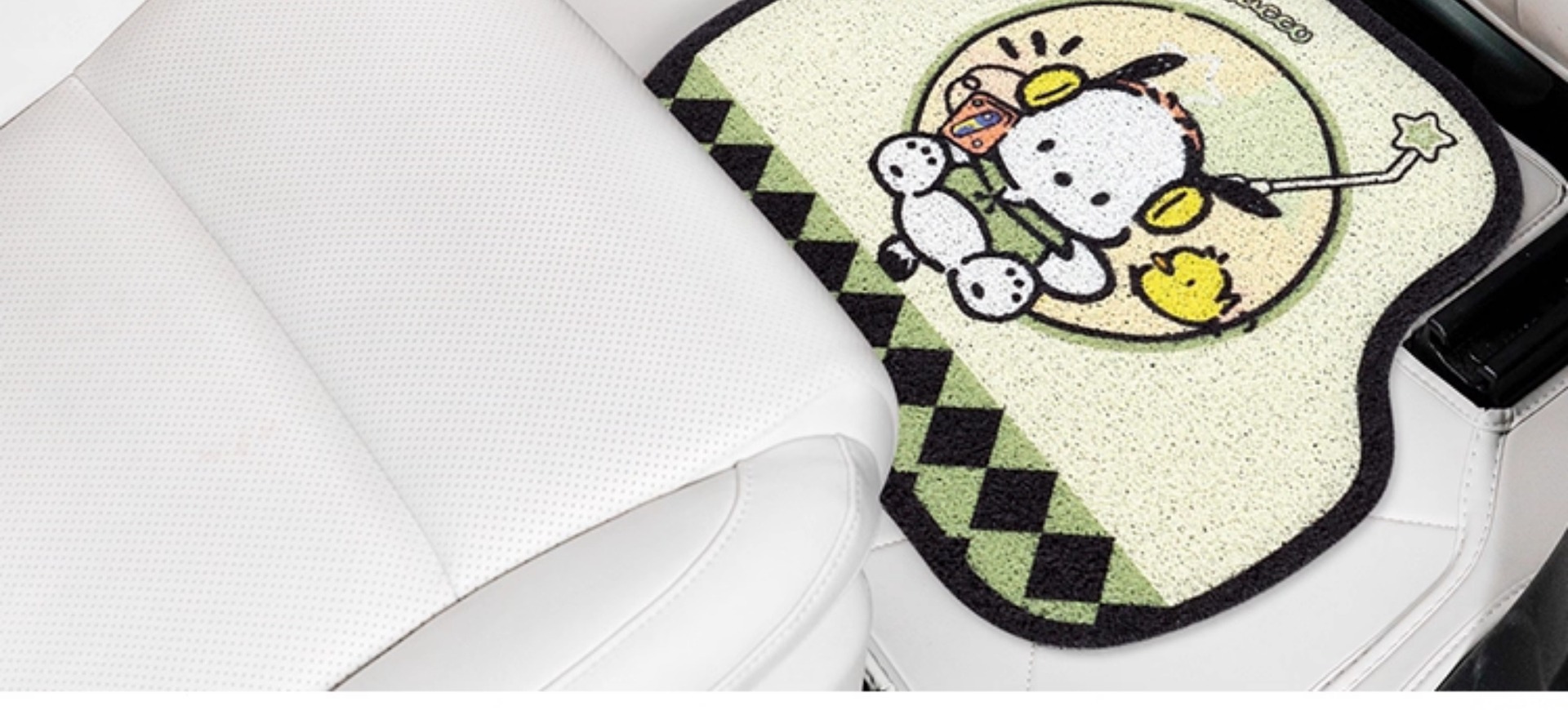Car Floor Mats, Cute Cartoon Floor Mats, Stain-Resistant, Easy to Clean, Non-Slip, Universal Car Decoration Supplies