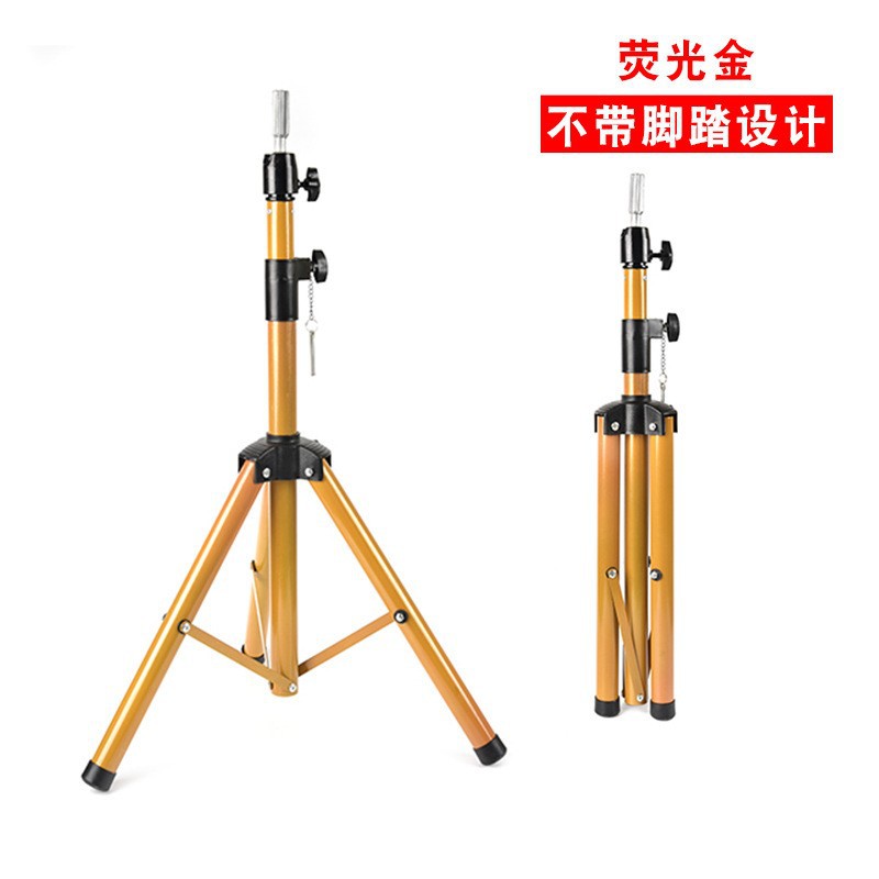 Cabeza de maniquí con trípode para práctica de peluquería