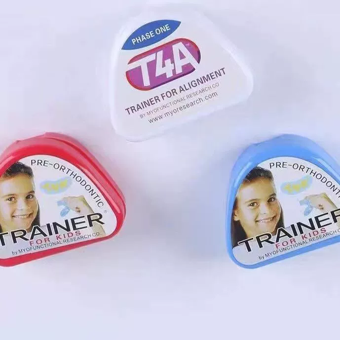 Protective night orthotics for children's teeth for braces for correct bite, (Physicals)